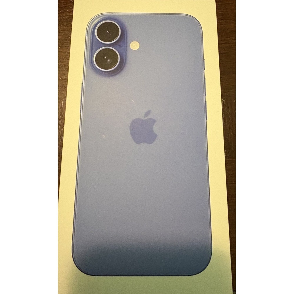 BOX ONLY Apple iPhone 16 Ultramarine 128gb No Phone - Retail Box Only